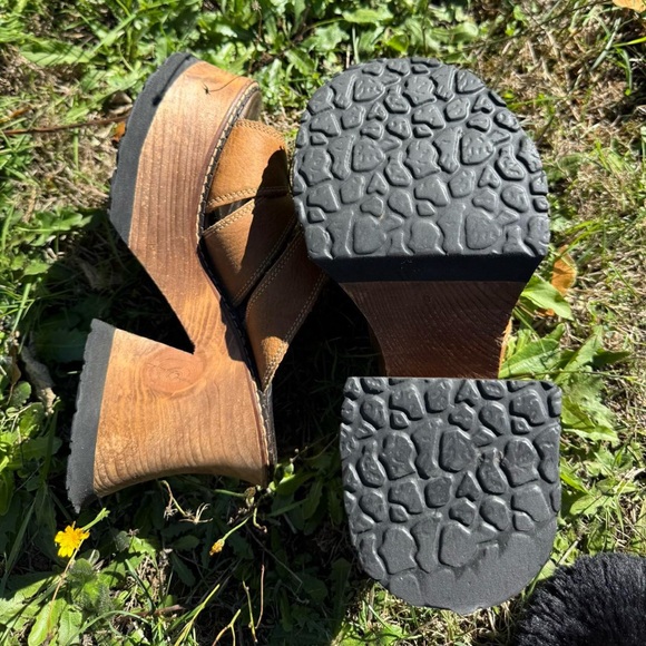 Brown Platform Sandals - Picture 3 of 6